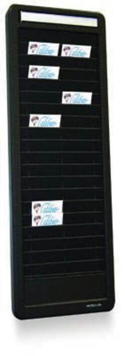 Manutan Badge rack. Hxwxd 895x225x30mm, Quantity: Pack of 1