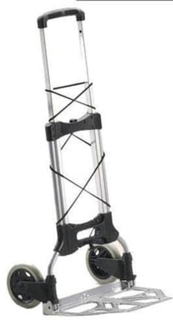 Manutan Foldable aluminium sack truck. Capacity 50kg, Quantity: Pack of