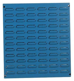 Manutan Blue louvre panel. O/a hxw 500x457mm - per 2, Quantity: Pack of