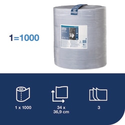 Tork Wiping Paper W1 Blue | Buy Online | Tork | Fisher Scientific