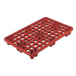 Manutan Ventilated plastic pallet. Lxw 1200x1000mm. With, Quantity: Pack