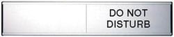 Manutan Anodised alu do not disturb. Door slider sign.300 x 63mm., Quantity: