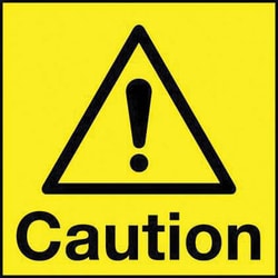 Manutan Caution A board sign, 590mm x 290mm | Buy Online | Manutan | Fisher Scientific