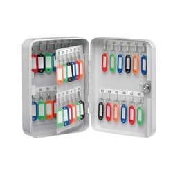 Manutan Key cabinet for 70 keys, light grey | Buy Online | Manutan | Fisher Scientific