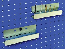 Manutan Drill holder - 2.5-15mm capacity. Width 225mm, Quantity: Pack of