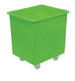 Manutan Premium mobile truck, green, 135 litre capacity | Buy Online | Manutan | Fisher Scientific