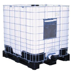 Manutan 1000ltr ' one trip', ibc c/w cage & plastic, Quantity: Pack