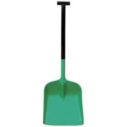 Manutan Safety polypropylene t handle shovel. O/a length, Quantity: Pack