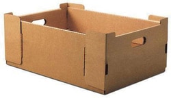 Manutan 25 stackable cardboard boxes 200x350x530mm, Quantity: Each