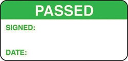 Manutan Passed quality control labels, 18mm x 38mm | Buy Online | Manutan | Fisher Scientific