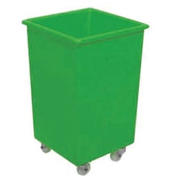 Manutan Premium mobile truck, green, 118 litre capacity | Buy Online | Manutan | Fisher Scientific
