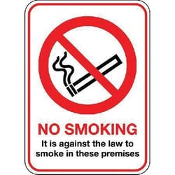 Manutan English + n ireland no smoking reg sign 210x297mm., Quantity: Pack