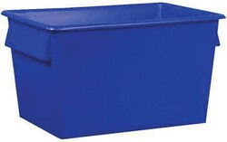 Manutan Dark blue spare container, Quantity: Pack of 1
