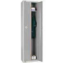 Manutan Twin locker. All lt grey. Hxwxd: 1800x450x450mm, Quantity: Pack