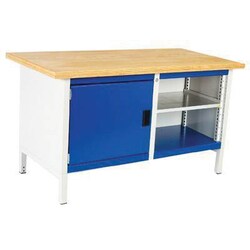 Manutan Ra-bands bench 1500x750x840mm 1 shelf unit/1, Quantity: Pack of