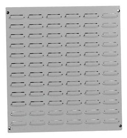 Manutan Grey louvre panel. O/a hxw 500x457mm - per 2, Quantity: Pack of