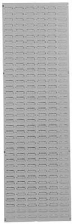 Manutan Grey louvre panel. O/a hxw1500x457mm - per 2, Quantity: Pack of