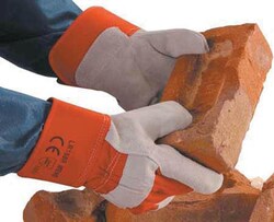 Manutan Premium chrome rigger gloves12 pairs, Quantity: Pack of 1