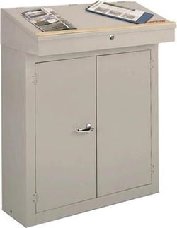 Manutan Foremans desk. O/a hxwxd 1120x935x465mm, Quantity: Each