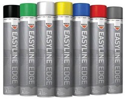 Manutan Fluorescent yellow easyline line marking paint-750, Quantity: Pack