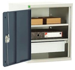 Key Industrial Equipment General purpose wall cupboard, two shelves, 600mm
