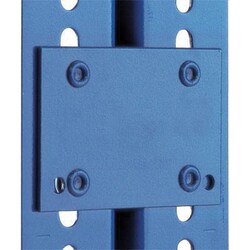 Manutan Set of 4 tie plates, Quantity: Pack of 1