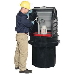 Manutan 1 drum roll top hardcover. Hxwxd 1650x840x890mm, Quantity: Each