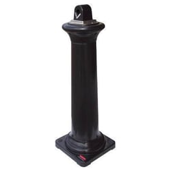 Manutan Cigarette waste disposal - black. 1067x355x355mm, Quantity: Pack