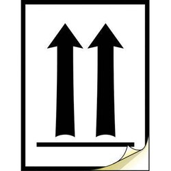 Manutan Keep upright pictorial IATA/ICAO labels, 75mm x 105mm | Buy Online | Manutan | Fisher Scientific