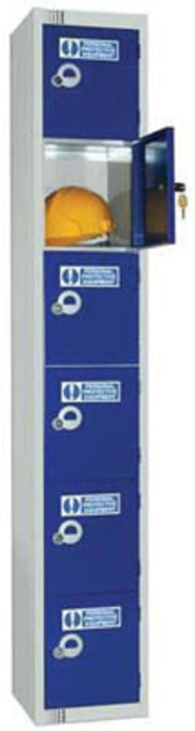 Manutan Ppe locker, 6 compartment, key cam lock, Quantity: Each ...