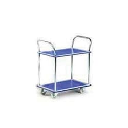 Manutan Ekwo shelf trolley. 2 shelves. Cap 120kg, Quantity: Each