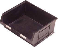 Manutan X5 Pk 5 black conductive bins hxwxl: 175 x 420 x, Quantity: Pack