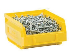 Manutan&nbsp;Storage bin, Ekwo, 0.7L, yellow