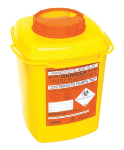 Sharpak Polypropylene Sharps Container 12 L | Buy Online | Vernacare | Fisher Scientific