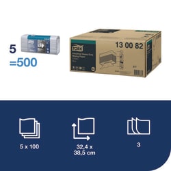 Tork Heavy-Duty Wiping Paper W4 Blue | Buy Online | Tork | Fisher Scientific