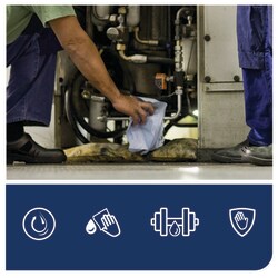 Tork Heavy-Duty Wiping Paper W4 Blue | Buy Online | Tork | Fisher Scientific