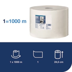 Tork Paper Wipes Roll W1 White | Buy Online | Tork | Fisher Scientific
