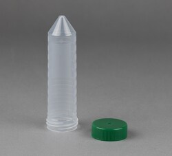GENTECH SOLUTIONS LLC UltraClear Centrifuge Tube, 50mL, Green Caps