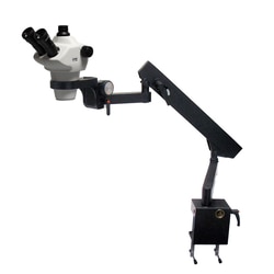 ACCU-SCOPE™ Z850 Series Trinocular Zoom Stereo Microscope on Flex Arm Stand