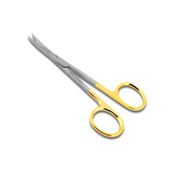 Surgical Design TC Iris Micro Dissecting Scissors Curved, Fine Point Blades, TC Inserts | Buy Online | Surgical Design&trade; | Fisher Scientific