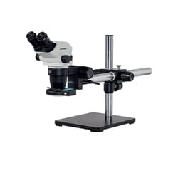 UNITRON&nbsp;Z645 Zoom Stereo Microscope, Binocular, Boom Stand, 0.5X Aux Objective