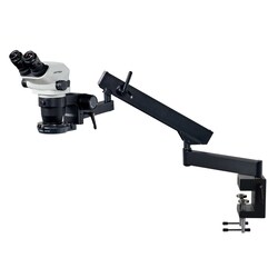 UNITRON Z645 Zoom Stereo Microscope, Binocular, Articulating Arm Stand, 0.5X Aux Objective LED140 Ring Light | Buy Online | UNITRON | Fisher Scientific