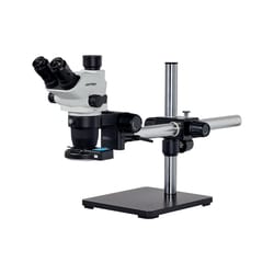 UNITRON&nbsp;Z645 Zoom Stereo Microscope, Trinocular, Boom Stand, 0.5X Aux Objective