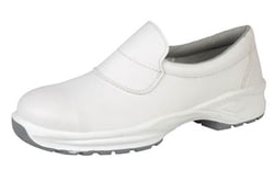 Himalayan 1PR White Microfibre Slip On Shoe PU Outsole - Size 11, Quantity: