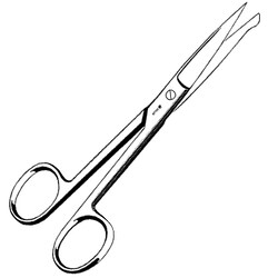 Sklar Instruments&nbsp;Scissors Sklar Microscopy Surgical   1/EA