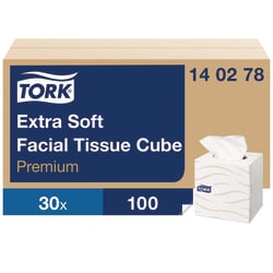 Tork&nbsp;Soft Facial Tissue Cube Box