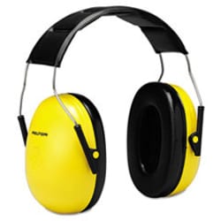 Enterprise Technology Solutions&nbsp;Optime 98 H9a Earmuffs, 25 Db Nrr, Yellow/black