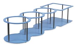 THERMO SCI LSG 3P Bottle Stand, 1x4 Configuration, Quantity: Each of 1