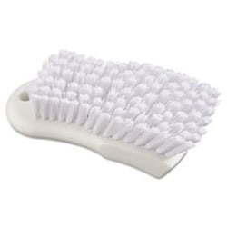 Enterprise Technology Solutions&nbsp;Scrub Brush, White Polypropylene Bristles, 6