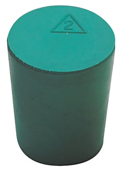 Hach Company&nbsp;Stopper, Neoprene, Solid, Size 2, 12/pk